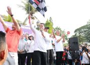 Bupati Tangerang Tebar Bibit Ikan dan Lepas Gerak Jalan Sehat