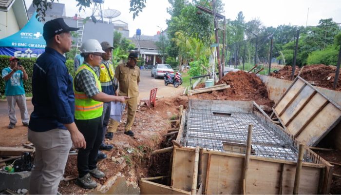Pemkot Tangsel Bangun Beronjong dan Ground Tank Serpong Green Park, Progres Capai 90 Persen
