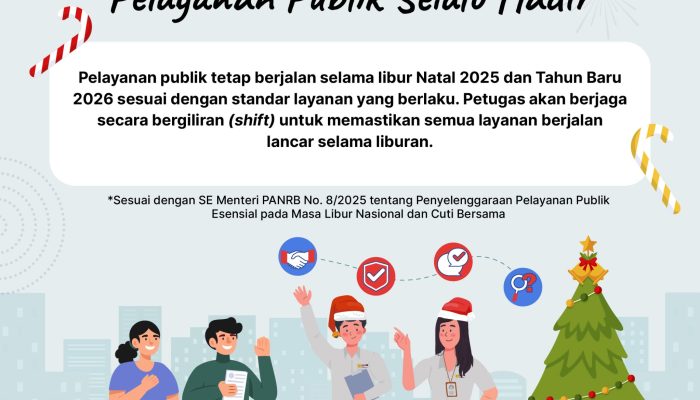 Pelayanan Publik Esensial Diimbau Agar Tetap Berjalan Selama Libur Nataru
