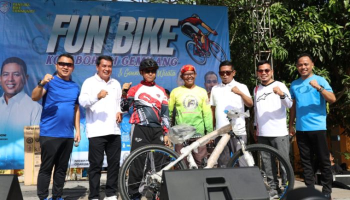 Bupati Tangerang dan Gubernur Banten Lepas Fun Bike Kolaborasi Gemilang dan Gowes Desa Wisata