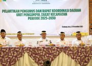 Hadiri Pelantikan Pengurus UPZ Kecamatan, Bupati Tangerang Tekankan Pengelolaan Zakat yang Amanah dan Produktif