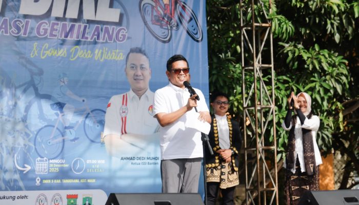 Gali Potensi Sport Tourism,Gubernur Andra Soni Dorong Agenda Gowes di Destinasi Wisata Banten