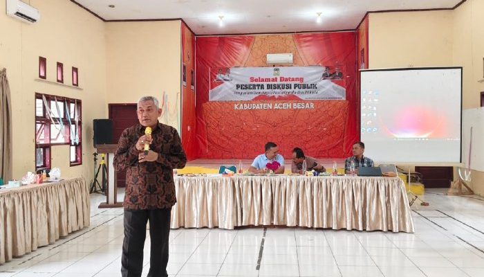 Berakhir, Diskusi Politik Penguatan Demokrasi Pasca Pemilu dan Pilkada Digelar Kesbangpol Aceh Besar