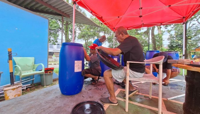 Warga Bukit Nusa Indah Tangsel Sulap Tong Air Jadi Komposter, Gerakkan Pengelolaan Sampah Mandiri