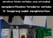 Barang bukti sabu seberat 9,51 gram dan tersangka GS saat diamankan di Mapolsek Sepatan, Polres Metro Tangerang Kota, Januari 2026