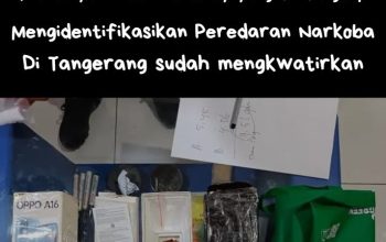 Barang bukti sabu seberat 9,51 gram dan tersangka GS saat diamankan di Mapolsek Sepatan, Polres Metro Tangerang Kota, Januari 2026