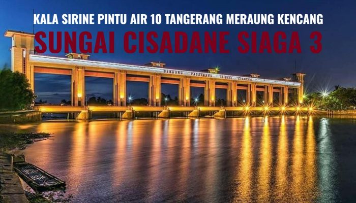 Sirine Pintu Air 10 Berpijar, Antara Peringatan Teknis dan Kecemasan Ekonomi Warga Tangerang