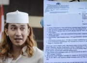 Foto Surat Pemberitahuan Perkembangan Hasil Penyidikan (SP2HP) penetapan Bahar Smith sebagai tersangka oleh Polres Metro Tangerang Kota.