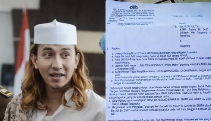 Polres Metro Tangerang Kota Tetapkan Bahar Smith Sebagai Tersangka