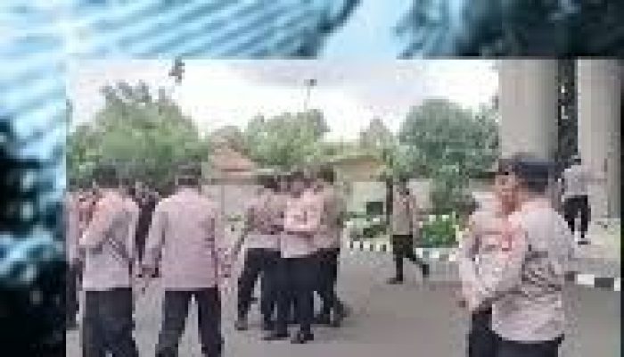 Massa Banser Kepung Mapolres Tangerang Kota, Desak Penuntasan Kasus Penganiayaan Bahar bin Smith