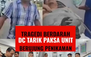 Proses penangkapan terduga pelaku penusukan advokat oleh tim Jatanras di Semarang.