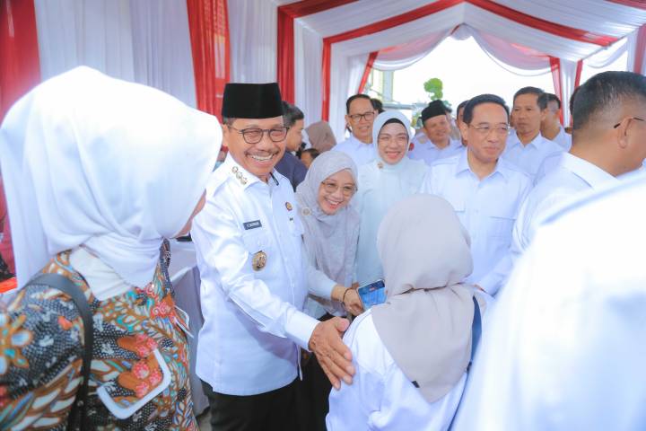 Peresmian layanan Cath Lab RSUD Kota Tangerang untuk pasien BPJS Kesehatan oleh Wamenkes dan Wali Kota Tangerang.