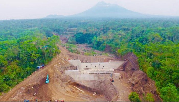Antisipasi Lahar Dingin, Kementerian PU Rampungkan Rehabilitasi Sabo Dam di Lereng Merapi.