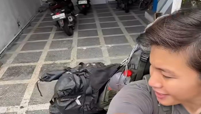 Videografer Asal Tangerang Mudik Solo Riding 12 Hari Membelah Jawa-Bali