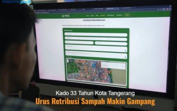 Tangkapan layar antarmuka aplikasi SIRITASE Kota Tangerang dengan fitur terbaru pembayaran elektronik