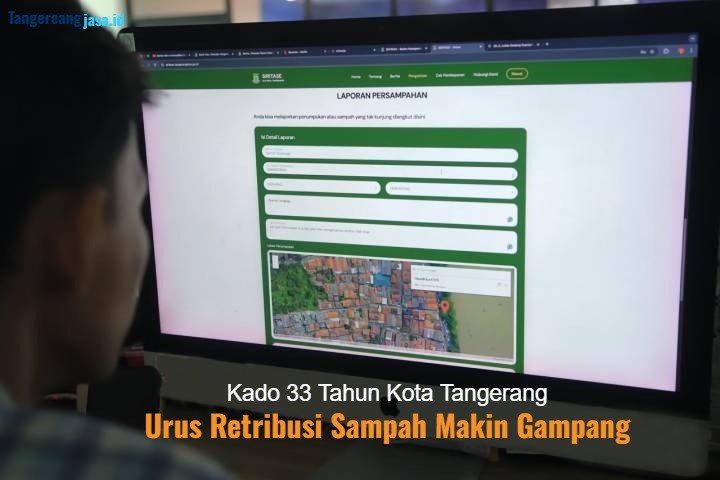 Tangkapan layar antarmuka aplikasi SIRITASE Kota Tangerang dengan fitur terbaru pembayaran elektronik