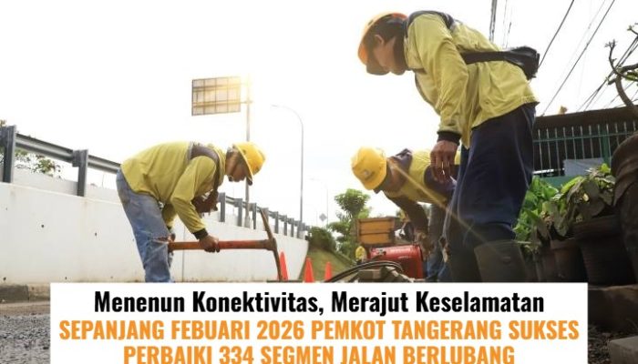 Akselerasi Pemkot Tangerang Tuntaskan 334 Segmen Jalan dalam 30 Hari