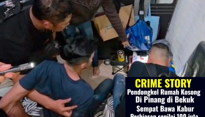 Polres Metro Tangerang Kota Ringkus Spesialis Pembobol Rumah Kosong