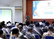 Wakil Wali Kota Tangerang H. Maryono Hasan saat memberikan sambutan di hadapan keluarga besar purnawirawan Polri di Aula Al-Amanah.