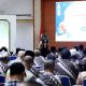 Wakil Wali Kota Tangerang H. Maryono Hasan saat memberikan sambutan di hadapan keluarga besar purnawirawan Polri di Aula Al-Amanah.