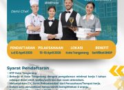 Kuota Terbatas! Pemkot Tangerang Buka Sertifikasi BNSP Gratis Bidang Perhotelan 2026.