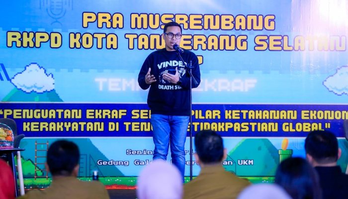 Perkuat Ekonomi Kreatif, Pilar Saga Ichsan Ajak Pelaku Usaha Tangsel Berinovasi di Musrenbang 2027