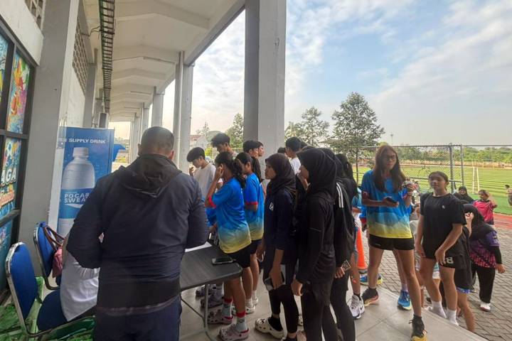 Atlet PPLPD Kota Tangerang menjalani tes fisik untuk POPDA 2026.