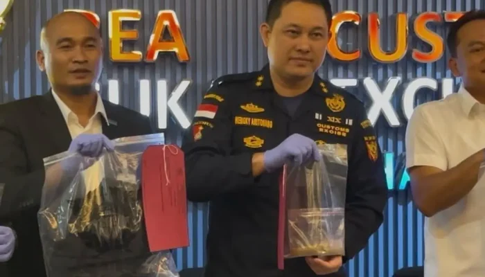 Emas Rp700 Juta dalam Popok, Bea Cukai Bandara Soetta Ringkus Kurir WNA asal India