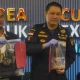 Butiran emas berkadar tinggi yang ditemukan petugas tersembunyi di dalam lapisan gel popok dewasa yang dikenakan oleh tersangka MTNP.