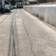 Kondisi rumah kosong dan infrastruktur rusak akibat banjir di Taman Mangu Indah.