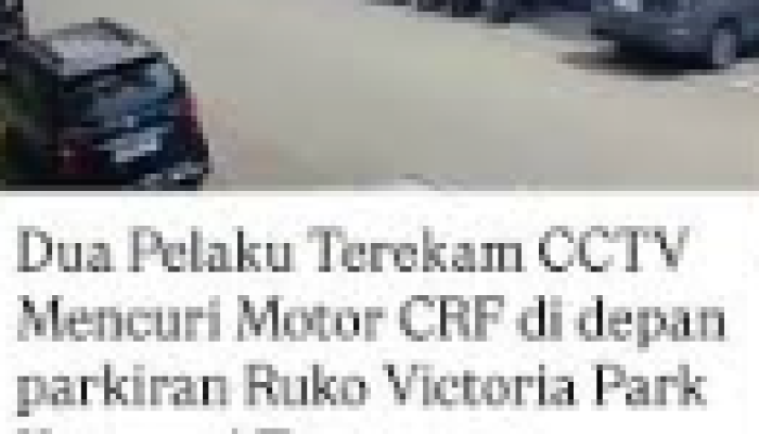 Motor Honda Scoopy Raib Digondol Maling di Parkiran Alfamart Pasar Kemis