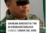 DPO anggota TNI Kodim 1417 Kendari terkait kasus kekerasan seksual terhadap anak di bawah umur.