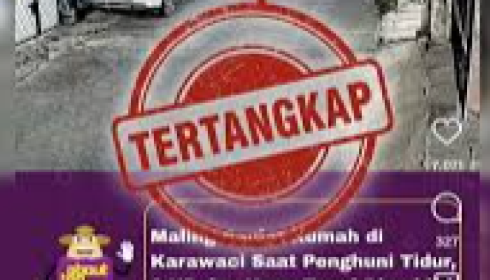 , Gasak Tiga Ponsel dan Uang Tunai Saat Korban Tidur