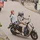 Lokasi penemuan anak korban dugaan penculikan di depan Masjid Mujahidin, Perumahan Total Persada, Tangerang.