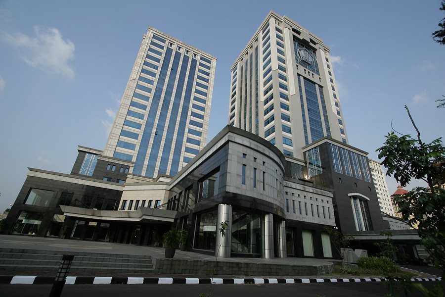 Wakil Menteri Keuangan Juda Agung memberikan paparan dalam Rakorbangpus 2026 di Jakarta.