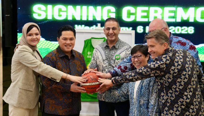 Menpora Erick Thohir Saksi Penandatanganan Kerja Sama FIBA & MILO Indonesia