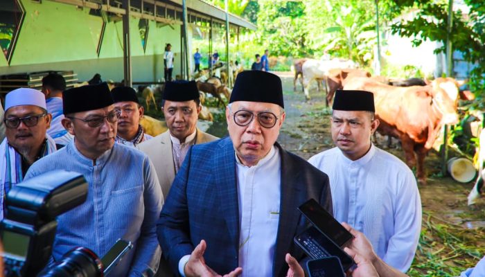 Pemkot Tangsel Salurkan Puluhan Hewan Kurban dan Kantong Ramah Lingkungan