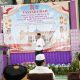 Bupati Tangerang Moch. Maesyal Rasyid bersama Ketua TP PKK Hj. Rismawati Maesyal Rasyid saat menghadiri tasyakuran HUT ke-81 RI di Masjid Agung Al-Amjad.