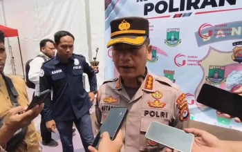 Gedung Markas Kepolisian Daerah (Polda) Banten yang menjadi tempat penanganan laporan kasus dugaan pelecehan pejabat Satpol PP tahun 2026.