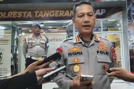 Gedung Ditreskrimum Polda Banten tempat pelaporan kasus dugaan pelecehan seksual di lingkungan Satpol PP Kabupaten Tangerang.